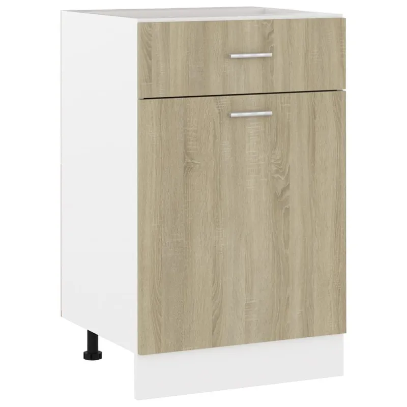 Schubunterschrank Lyon Sonoma-Eiche 50x46x81,5 cm derivato del legno