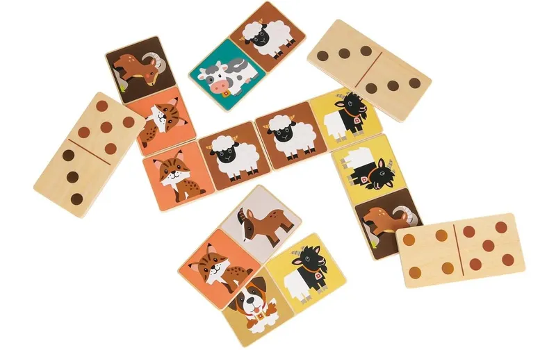 Spielba Holzspielwaren Schweizer Domino 28 pièces