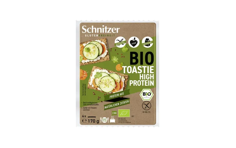 Schnitzer Bio High-Protein Toastie 170g