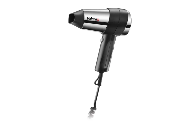 Valera Haartrockner Action 1600 Push Schwarz/Silber