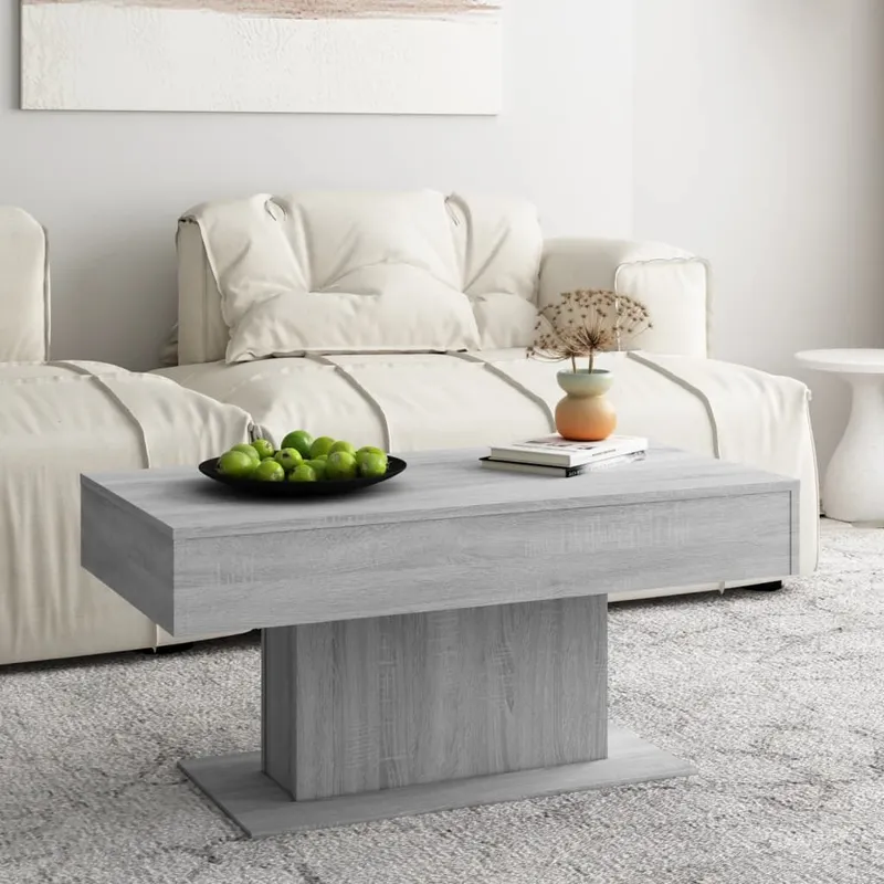 Couchtisch grey Sonoma 96x50x45 cm engineered wood