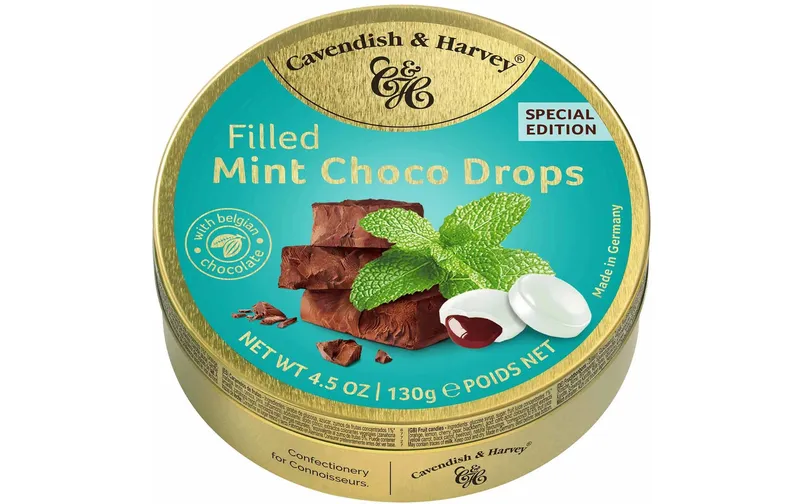 Cavendish & Harvey Mint Choco Drops 130 g