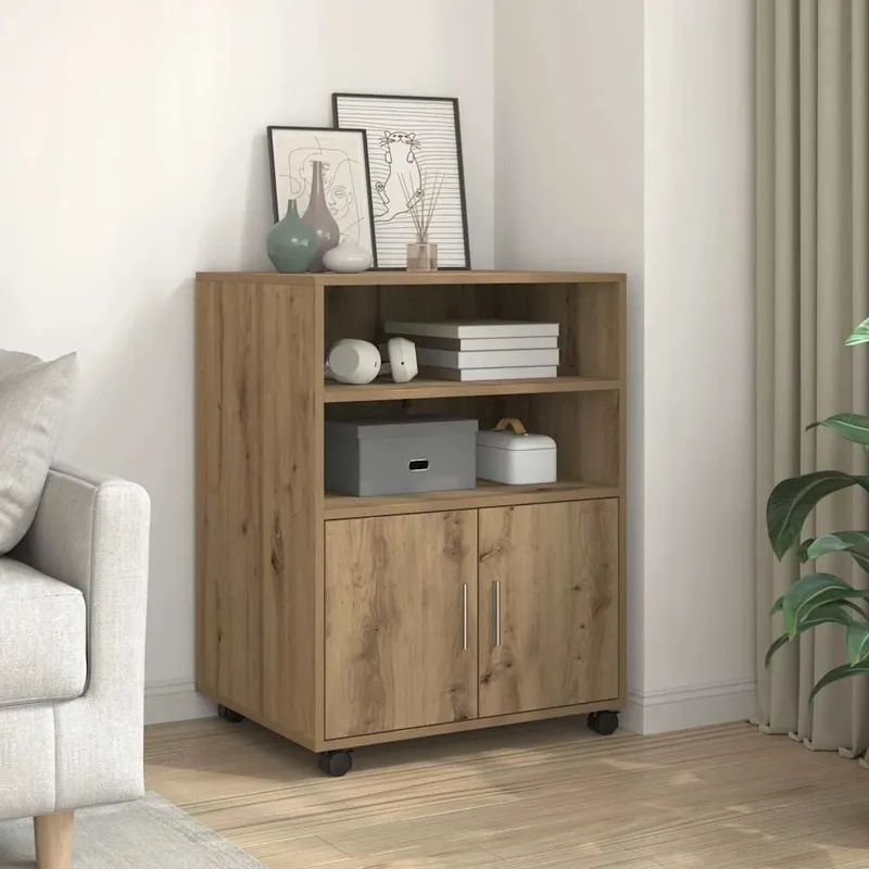 Rollschrank Artisan-Eiche 60x48x81 cm derivato del legno