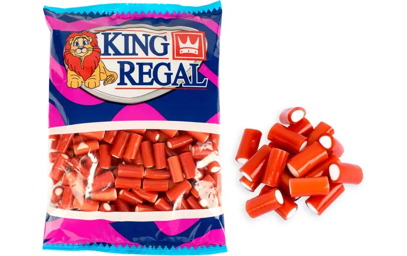 King étagère Gummibonbons Erdbeer avec Cremefüllung 1000 g