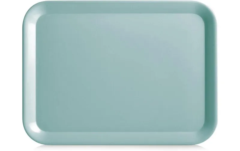 Zeller Present Serviertablett Melamin Blau