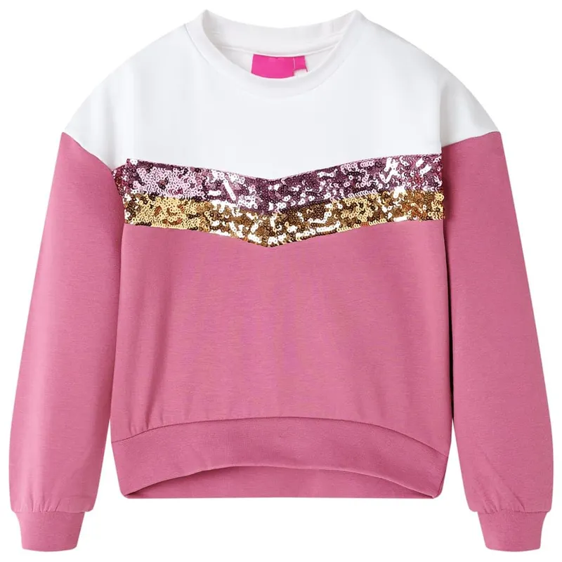 Sweatshirt pour enfants framboise 92