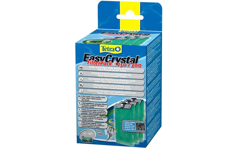 Tetra EasyCrystal Filter mit Aktivkohle, 3 Stück