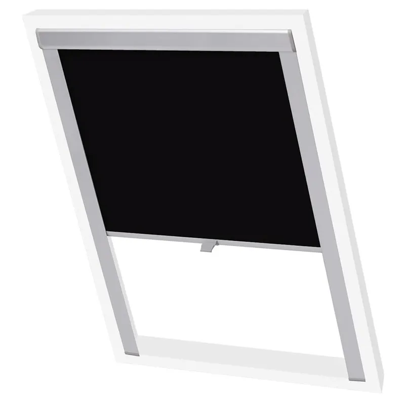 Verdunkelungsrollo Schwarz CK02 GGL und GGU