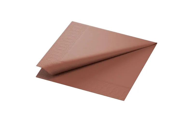 Duni Papierservietten 40 cm x 40 cm, 250 pezzi, marrone