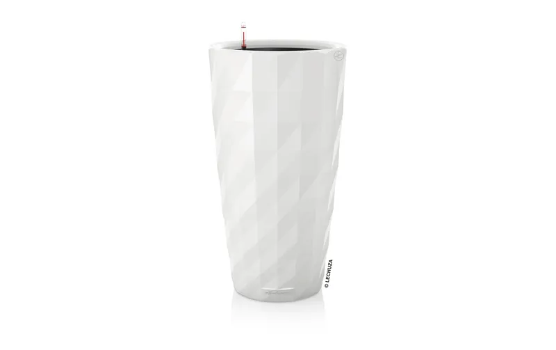 Lechuza Blumentopf Diamante Premium 40, Weiss