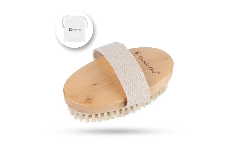 Quick Aid Körpermassagebürste in Naturborsten con Beutel 1 pezzi