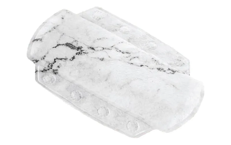Kleine Wolke Nackenkissen Marble 32 x 22 cm, grigio-Marmor/bianco