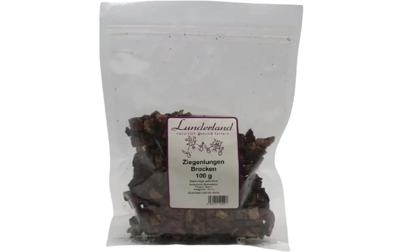Lunderland Kausnack Ziegenlunge pezzie 100 g