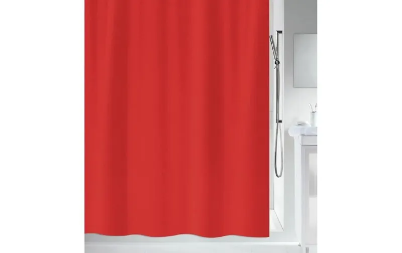 spirella Duschvorhang Primo 120 x 200 cm, red
