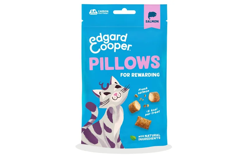 Edgard & Cooper Katzen-Snack Pillows Lachs 60 g