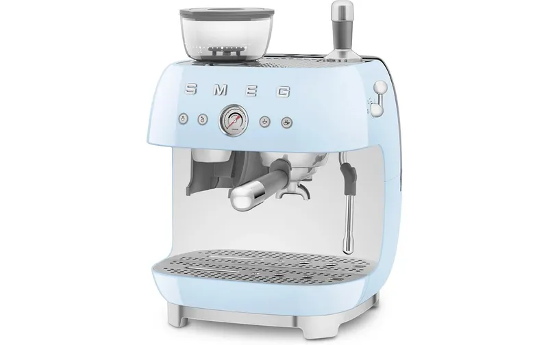 SMEG Siebträgermaschine 50's Style EGF03PBEU blue