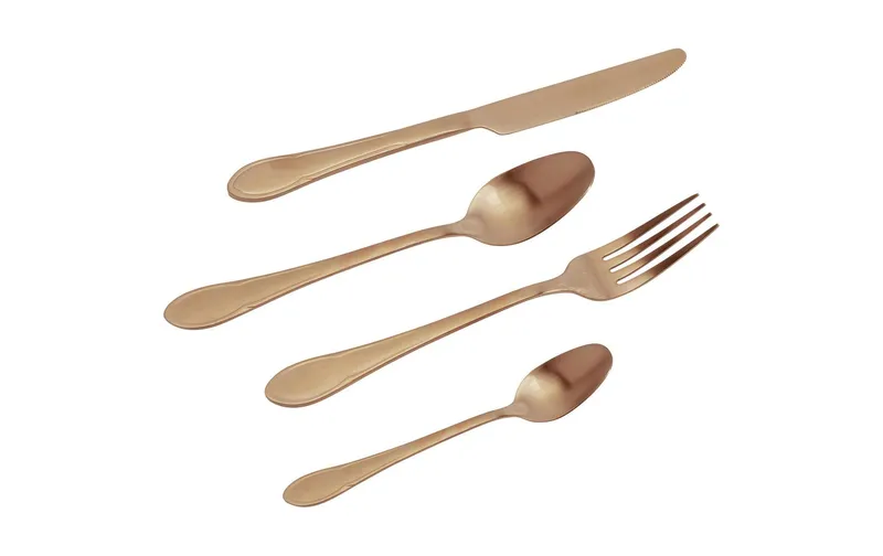 Kare Besteck-Set Cucina, 16-teilig, Kupfer Matt