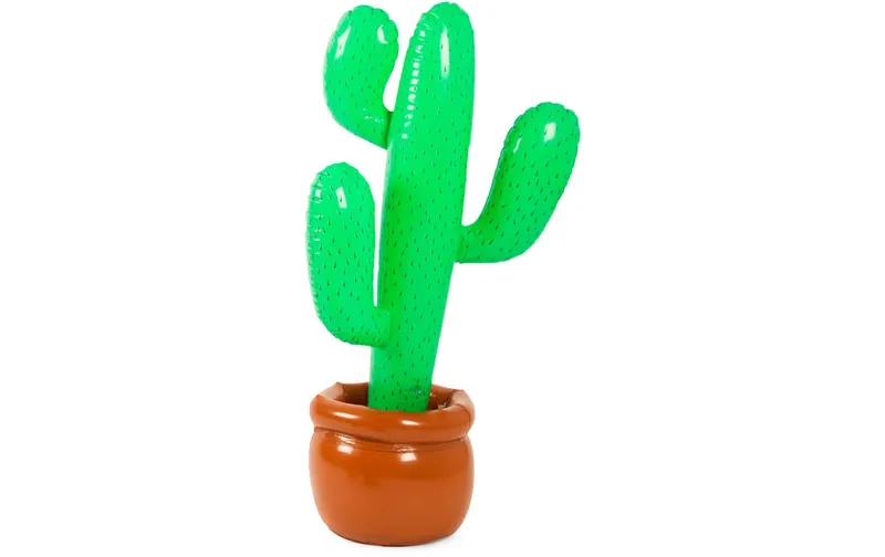 Folat Aufblasbares Accessoire Kaktus brun/vert