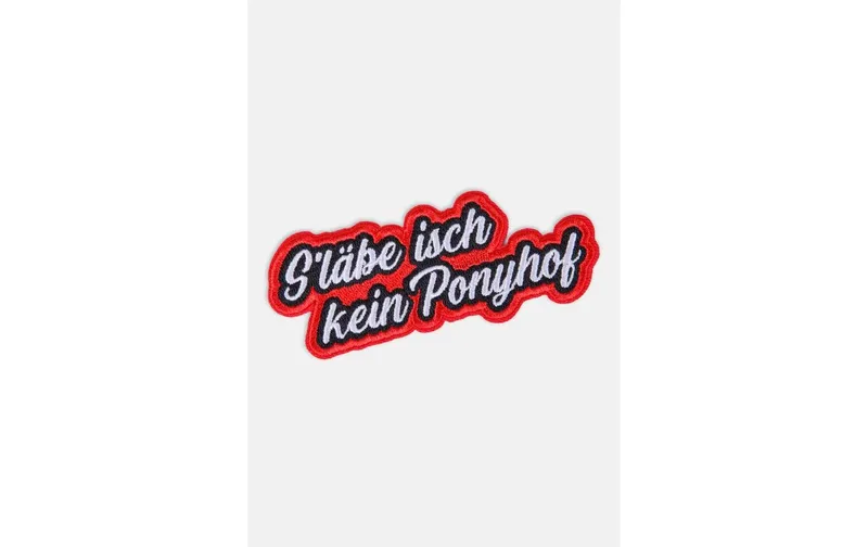 Swissmeme S'läbe isch kein Ponyhof 10.5 x 4.0 cm