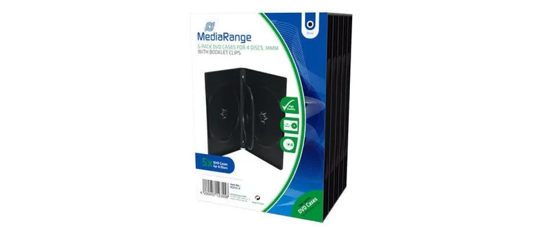 MediaRange Hülle DVD 4 Disc