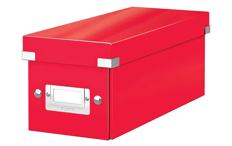 Leitz Archivschachtel WOW CD, metallic red