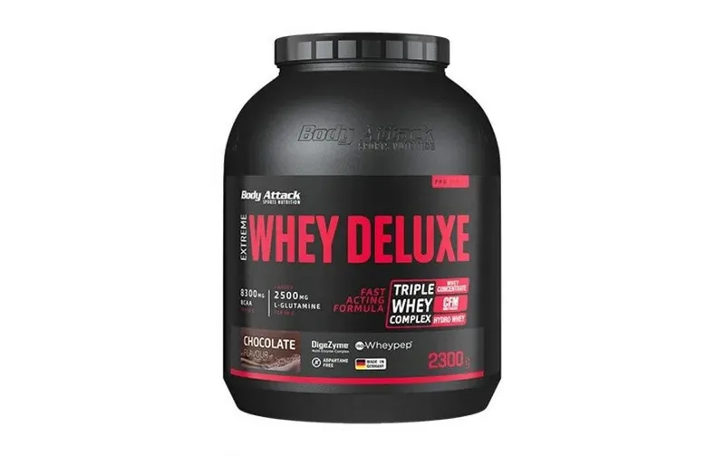 Body Attack Pulver Extreme Whey Deluxe Schokolade 2300 g