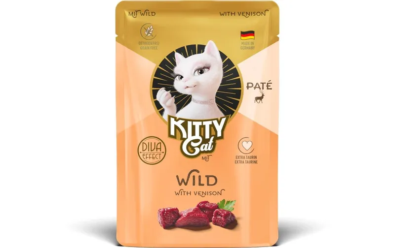 KITTY Cat Nassfutter KittyCat Paté Pouch Wild 85 g