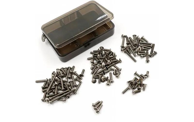 Yeah Racing Schraubenbox Titanium Tamiya BBX / BB-01