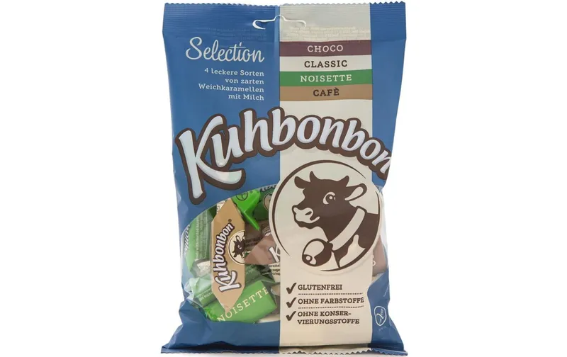 Kuhbonbon Karamell Selection Mix Beutel 200 g