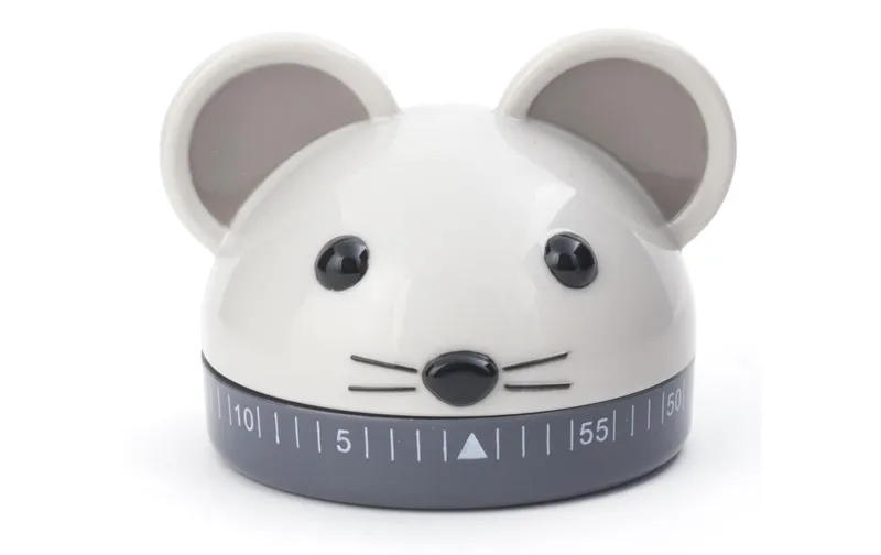 Kikkerland Küchentimer Maus white
