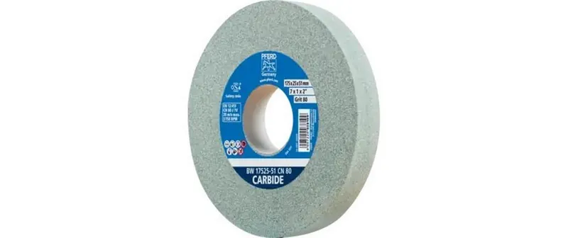 Pferd Schleifbockscheiben Ø 175 x 25 mm Bohrung-Ø 32 mm SiC80