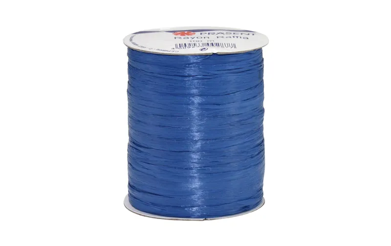 Pattberg Geschenkband Raffia Rayon 100 m, Royalblau