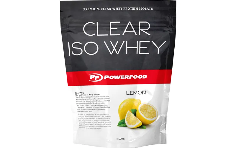 PowerFood Pulver Clear Iso Whey Zitrone 550 g