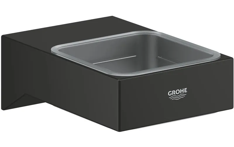 GROHE Selection Cube Zubehörhalter Wandmontage Metall Mattschwarz