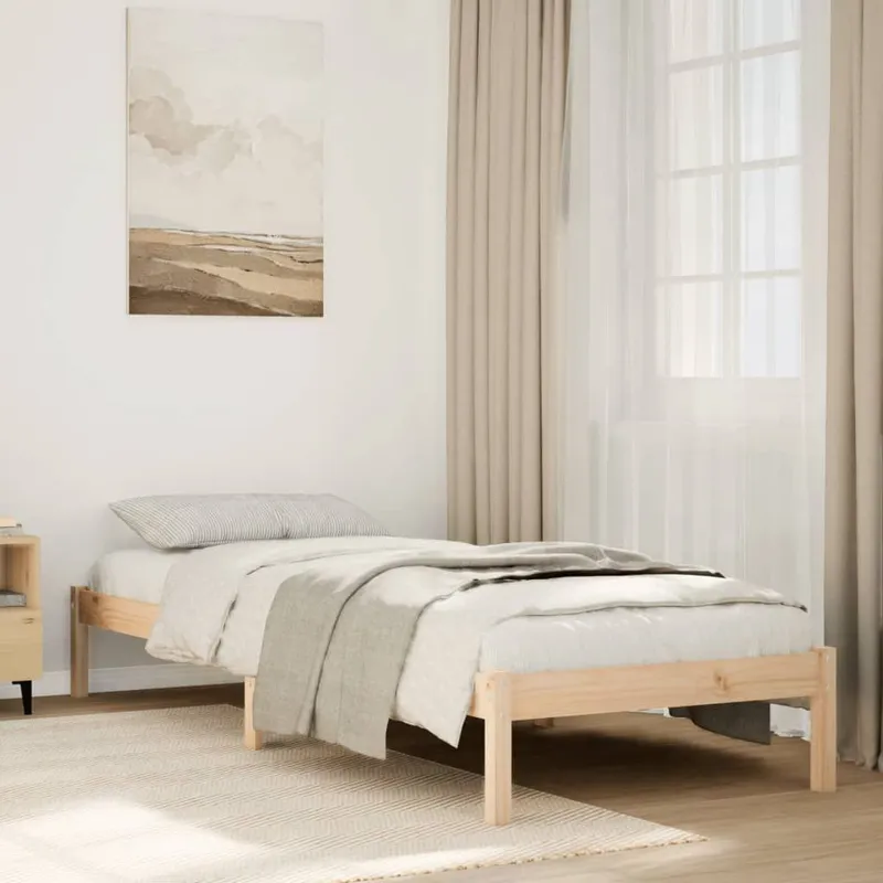 letto in legno massiccio Extra Lang senza materasso 90x220 legno di pino