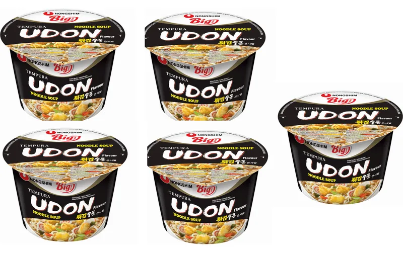 Nongshim Soupe de Nouilles Udon Grand Bol 5 x 111 g