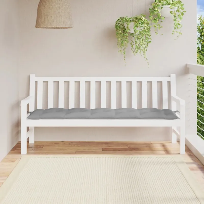 Gartenbank-Auflage grigio 180x50x7 cm Oxford-Gewebe