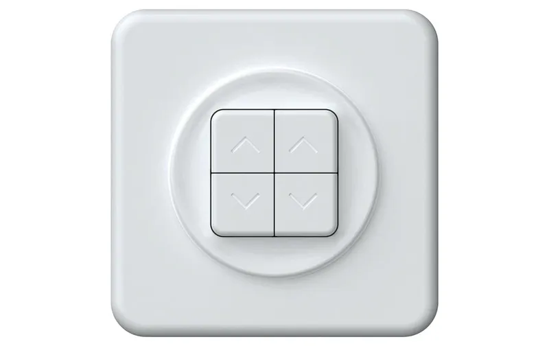 Hager Storenschalter ORIGIN UP-Storenschalter 2-KANAL ws