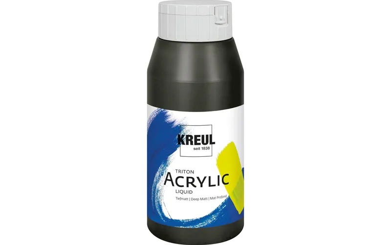 Kreul Acrylfarbe Triton Acrylic Liquid black 750 ml