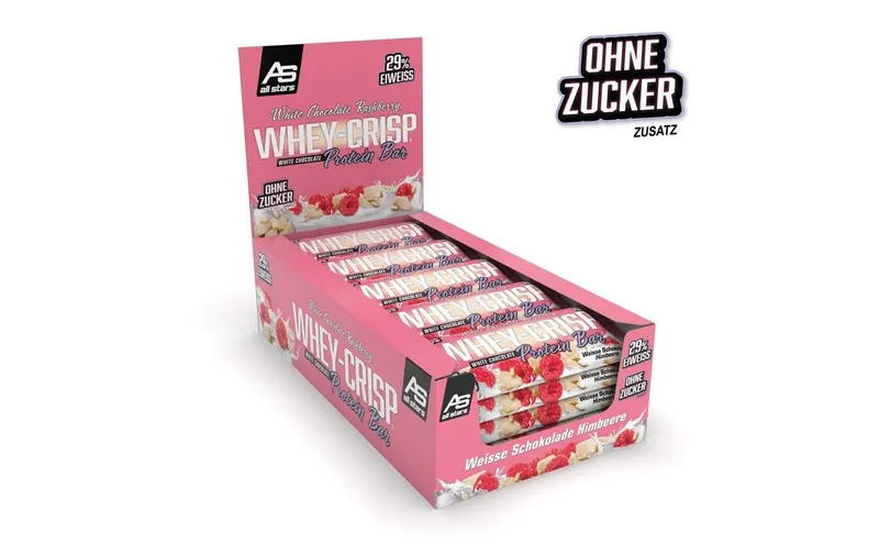 All Stars Riegel Whey Crisp Himbeere 50 g