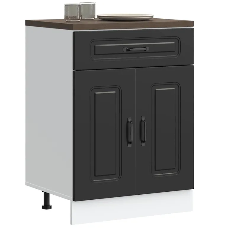 Küchenunterschrank Kalmar nero derivato del legno