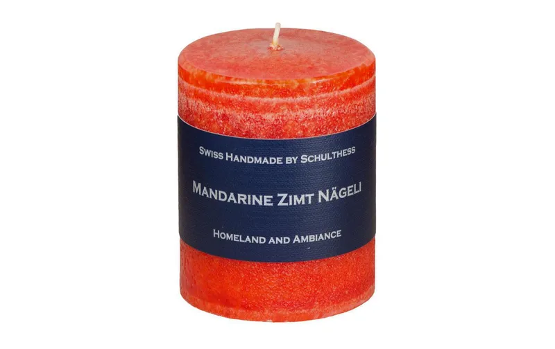 Schulthess Kerzen Duftkerze Mandarine Zimt Nägeli 8 cm
