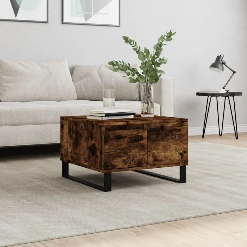 Couchtisch Räuchereiche 55x55x36,5 cm derivato del legno