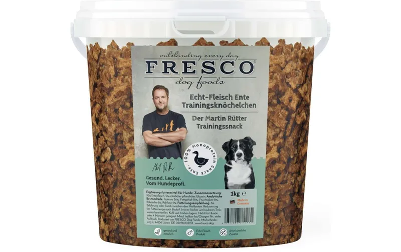 FRESCO Leckerli Martin Rütter Trainingsknöchelchen Ente, 1 kg