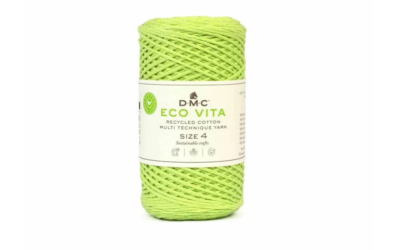 DMC Baumwollgarn Eco Vita 4 Pistache
