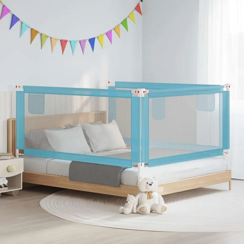 Kleinkind-Bettschutzgitter blu 180x25 cm tessuto