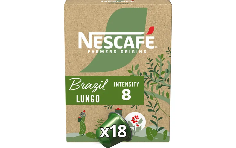 Nescafé Kaffeekapseln Farmers Origins Brazil 18 pièces