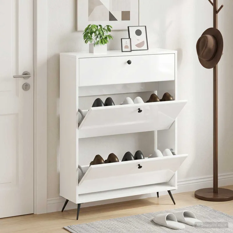 Schuhschrank BREDA 78 x 24 x 103 cm derivato del legno