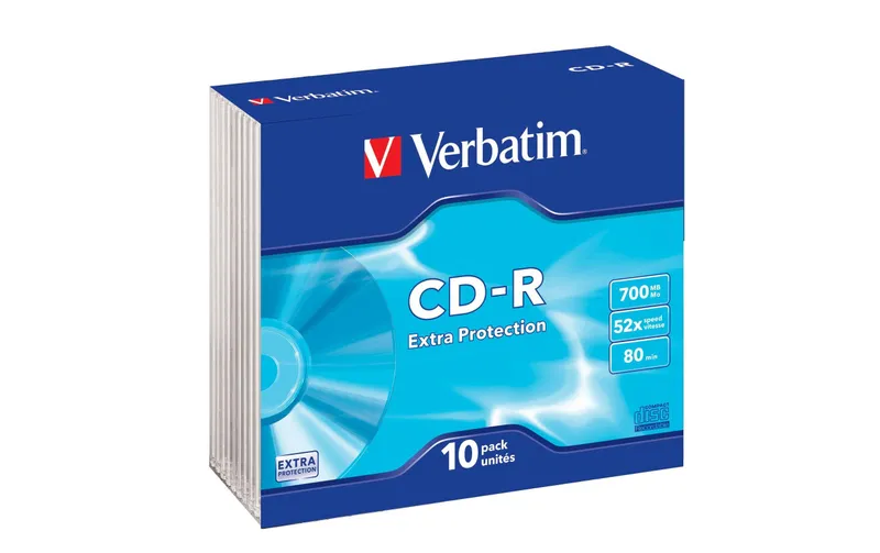 Verbatim CD-R 0.7 GB, Slimcase (10 pezzi)