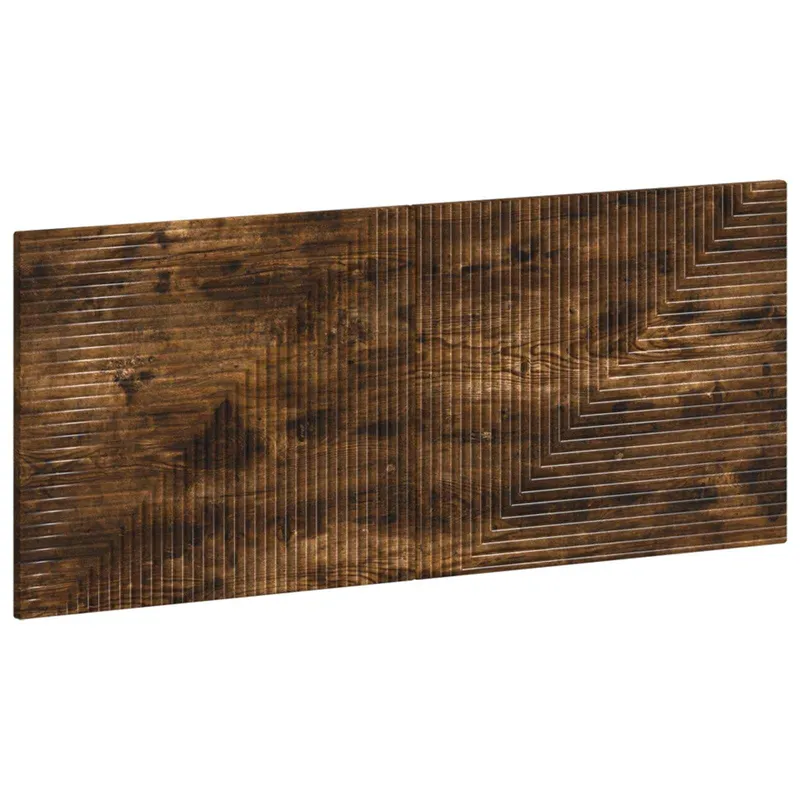 Wandmontiertes Kopfteil HAARLEM Raucheiche derivato del legno